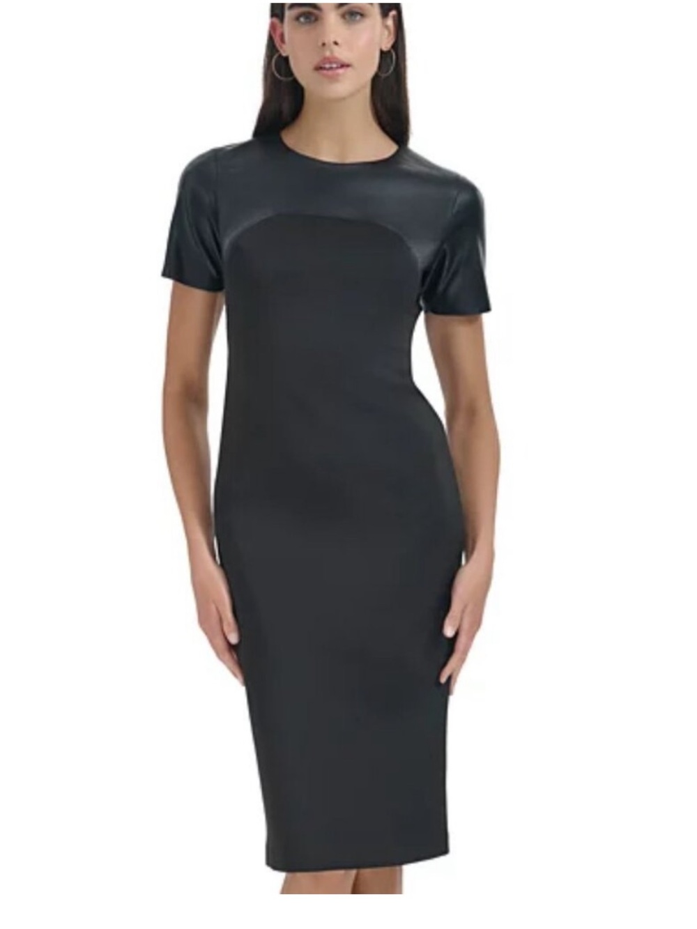 Calvin Klein Mix Media Sheath Dress NwT Sz 4 Ret $134
